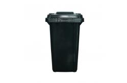 China Green Commercial Rolling Trash Can 100Ltr Recycle Garbage Containers With Lid supplier