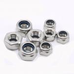 GB889 Stainless Steel DIN982 Hex Nylon Insert Lock Nut ISO7040 Nylon Insert Lock Nut Prevailing Torque Type Hexagon Nuts for sale