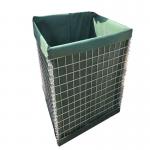Army Galvanized Welded 50x50mm Defensive Barrier With Geotextile for sale