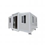 Expandable Container House with Durable Steel Frame and Rock Wool Sandwich Panel