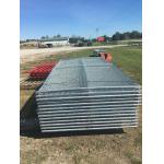 6ft × 12ft Chain Link Temporary Fence Panel Garden Galvanized