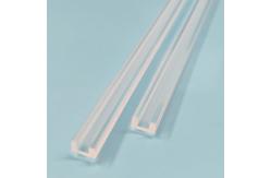 China Grooved Precision Glass Fused Silica Plate 150x5x3mm Groove Width 2.5mm Optical Testing supplier