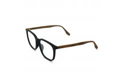 China 2024 Unique Polygons Wood Grain Acetate Glasses Frame MR 8082 supplier