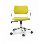 Centre Tilt Ergonomic Home Office Chairs Leatherette Swivel Chair for sale