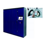 Self Service Intelligent Digital Laundry Locker with SMS Message Sending Indoor for sale