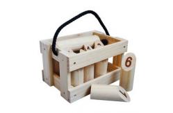 China Wooden Set Early Childhood Development Toys Garden Bowling Incline Blocks supplier