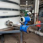 RS485 Modolbus Digital Tube Electromagnetic Flow Meter For Acid Alkali Resistant Liquid