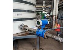 China RS485 Modolbus Digital Tube Electromagnetic Flow Meter For Acid Alkali Resistant Liquid supplier