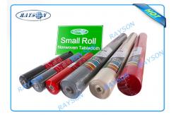 China Environmental Friendly 45gr Small Roll Non Disposable Tablecloths With Printing Design supplier