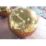 Hanging Disco Shiny Christmas Ball Mirror Rainbow Balloon Inflatable Disco Mirror Ball For Christmas Party Show for sale