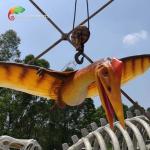 Water Resistant Pterosaur Life Size Animatronic Dinosaurs 1.8m Width