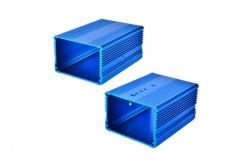 China 6060 Aluminum Extrusion Heatsink Case Electrophoretic Coated supplier