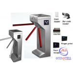 Waist Height Automatic Rotate Tripod Turnstile Gate In Supermarket Access Control for sale