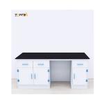 Anti Alkali Polypropylene Lab Bench Workstation With Socket Accessories