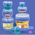 China Stackable Food Grade Plastic Buckets With Handle BPA Free Convenience manufacturer