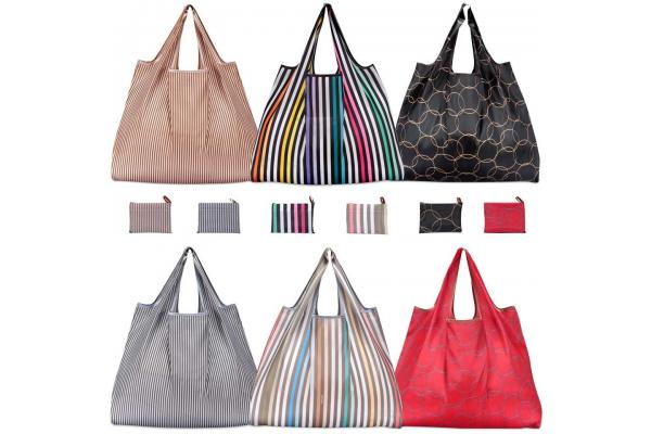 Eco Canvas Tote Bag with Zipper Closure Opp Packing