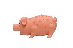 China 22cm Grunter Indestructible Plush Cute Squeaky Dog Toys supplier