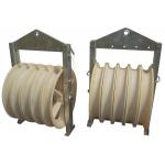 Five Wheel Nylon Four Bundled Conductor Stringing Blocks for sale