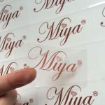 Custom Printed Clear Stickers Transparent Self Adhesive Labels Plastic Sticker Label Supplier