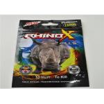 Rhino Enhancer Herbal Incense Packaging Matte Finishing With Re - Closable Zipper for sale