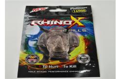 China Rhino Enhancer Herbal Incense Packaging Matte Finishing With Re - Closable Zipper supplier