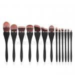 Durable 13 Piece Face Makeup Tools 3 Tones Synthetic Cosmetic  Brush for sale