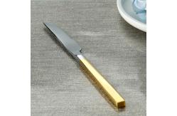 China 20pcs Stainless Steel Titanium Plating Golden Cutlery Set supplier