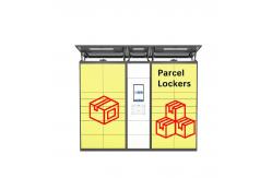 China Public CRS Parcel Delivery Lockers With Android System And Wireless supplier