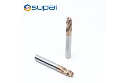 China Solid Tungsten Carbide Cnc Round Spherical Ball Nose End Mill supplier