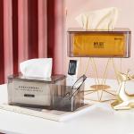 OEM PET Transparent Tissue Box Desktop Acrylic Kleenex Box for sale