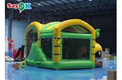 China Lion Theme Tarpaulin Inflatable Bounce Slide For Backyard Public supplier