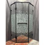 Customizable Shower Enclosure With Matt Black Profile And Printing Glass For Luxurious for sale