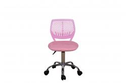China Fabric Seat Armless Office Chairs Mid Back ,  Adjustable Height Kids Computer Chair supplier