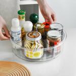 Plastic Rotating Storage Container Clear Turntable For Cabinet for sale