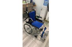 China Orange Lightweight Aluminum Manual Wheelchair 863L Fit Up Armrest supplier
