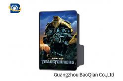 China Transformers 3D Lenticular Printing Service , Plastic Document Folder Flip Effect supplier