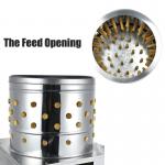 Slaughtering Equipment Chicken Poultry Feather Removal Cleaning Wet Plucking Processing Machine