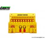 Unfilled Plastic PP Padlock Lockout Station With Cover for sale