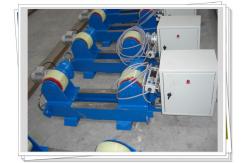 China PU Wheel Fixed Welding Turning Roll / Heavy Duty Rotator Fit Up supplier