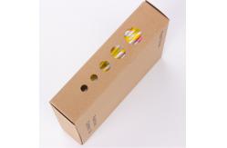 China Disposable Food Product 20cm Paper Straw with Custom Printed Biodegradable Design supplier