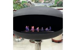 China Stainless Steel Freestanding Bioethanol Fireplace Extended Burn Time Ethanol Burner supplier