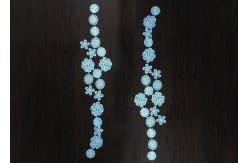China OEM French Venice Guipure Lace Collar Applique Poly Milk Embroidered Lace Trim supplier