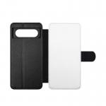 Customized Sublimation Blanks Leather Flip Phone Cases For Google 8 9 Pro for sale