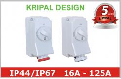 China IP67 Industrial Mechanical Interlocked Switch Sockets CEE Power Outlet supplier
