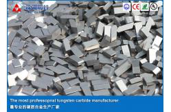 China Custom made tungsten carbide saw tips HIP sintering for cast steel supplier