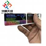 Blue Plastic Vial Vial Labels with Offset Printing for Plastic Vials