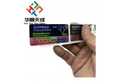 China Blue Plastic Vial Vial Labels with Offset Printing for Plastic Vials supplier