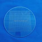 Factory Custom Ultra Violet High Purity Laser Perforated Quartz Glass Sheet for sale