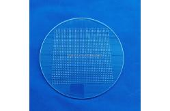 China Factory Custom Ultra Violet High Purity Laser Perforated Quartz Glass Sheet supplier