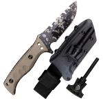 Ergonomically Military Camouflage Pocket Knife Molybdenum Folding 19.8cm for sale